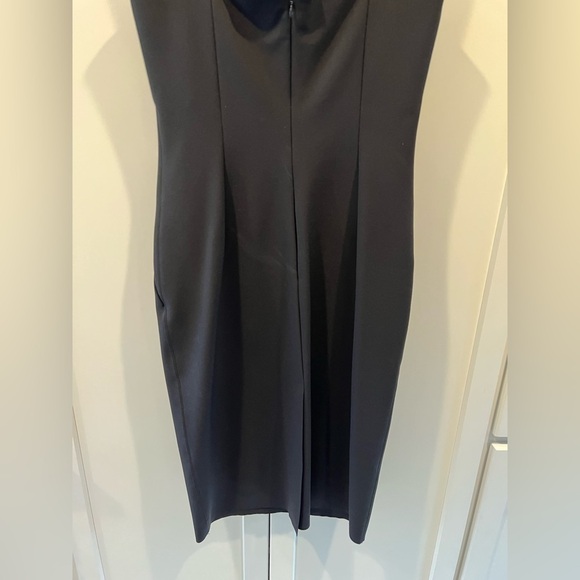 Theory Women”s Sweetheart Neckline Black Sheath Midi Dress. Size 8. EUC! - Picture 7 of 11